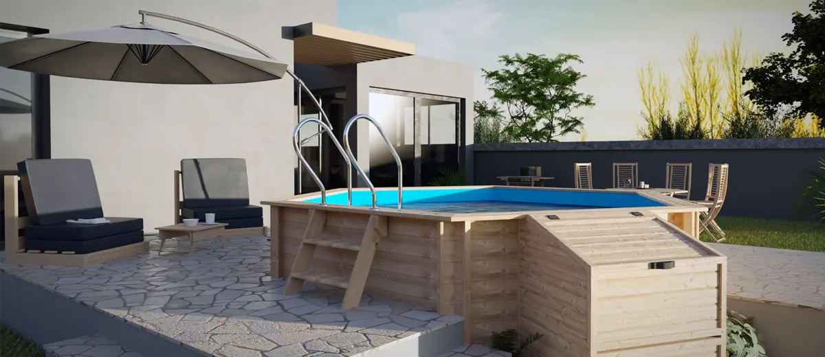 ¿Cómo instalar una piscina de madera?